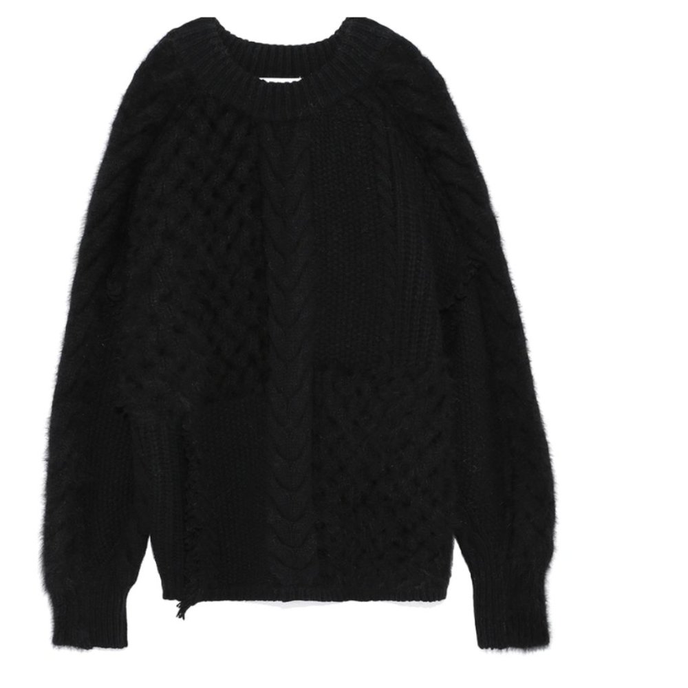 SNIDEL Cable Blocking Knit Dress, list price $229